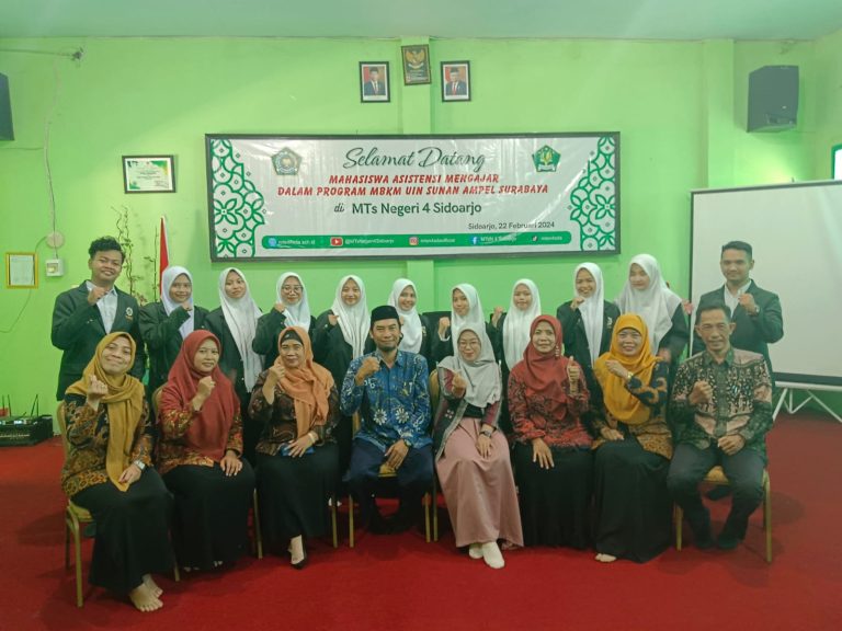 MTs Negeri 4 Sidoarjo Terima 12 Mahasiswa Asistensi Mengajar dari UIN Sunan Ampel Surabaya