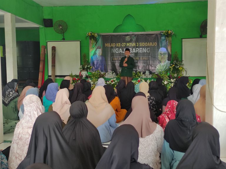PESAN KEPALA MADRASAH DALAM PENUTUPAN PONDOK RAMADHAN DI MTsN 3 SIDOARJO