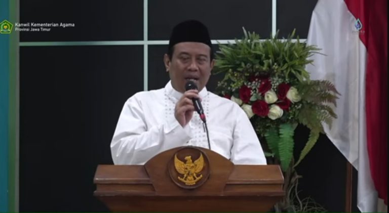 MTsN 1 Sidoarjo Mengikuti  Pembukaan Pondok Ramadan 1445 H Via Zoom Meeting
