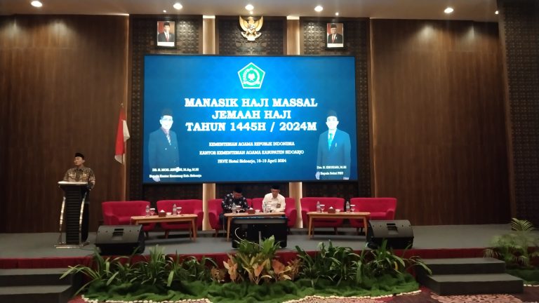 Kemenag Kabupaten Sidoarjo Gelar Manasik Haji Massal Tahun 1445 H/2024 M