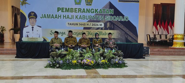 Kloter 83,84,85,86 Jamaah Haji Kabupaten Sidoarjo Di Berangkatkan Oleh Plt Bupati H Subandi