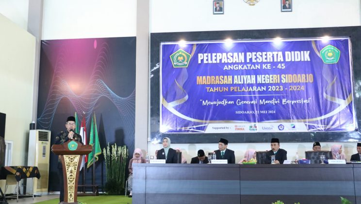 Sambutan KaKanKemenag Sidoarjo Pada Pelepasan Peserta Didik MAN Sidoarjo 2024