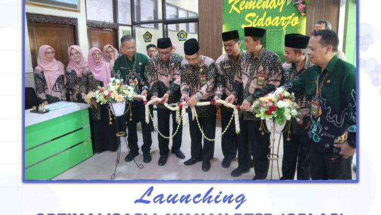 Kemenag Sidoarjo Launching Layanan OPLAS Online Berbasis Web