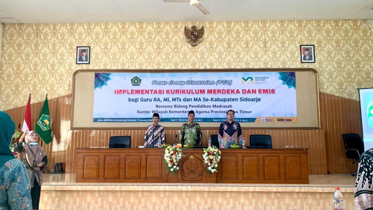 Kemenag Sidoarjo Hadirkan Lembaga Madrasah dalam FGD Problematika Implementasi Kurikulum Merdeka