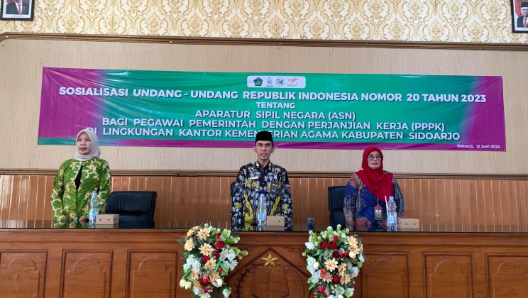 Kemenag Sidoarjo Hadirkan ASN PPPK untuk Sosialisasi UU Nomor 20 Tahun 2023