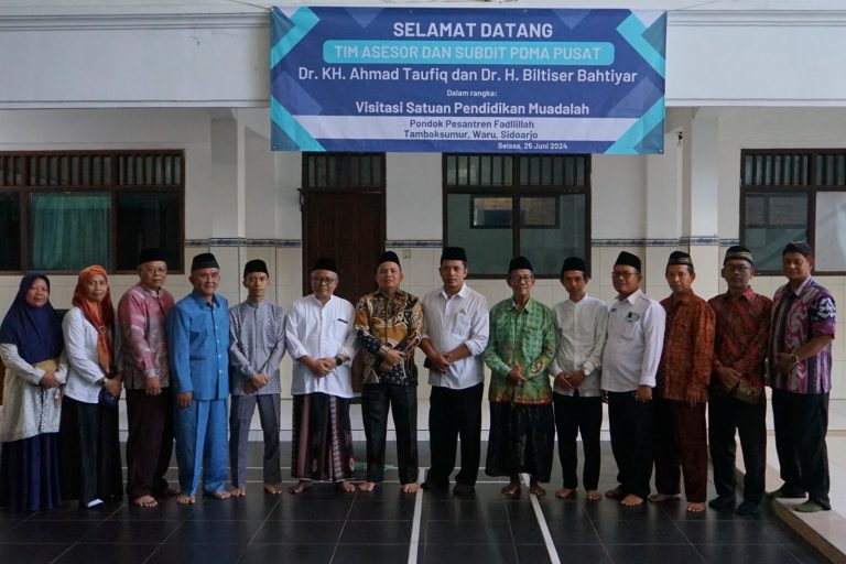 Kasi PD Pontren Kemenag Kabupaten Sidoarjo Dampingi Tim Asesor Pesantren Mu’adalah ke Ponpes Fadlillah Waru