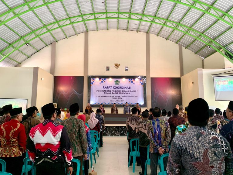 Kemenag Sidoarjo Gelar Rapat Koordinasi untuk Pemetaan Izin Pendirian Rumah Ibadat