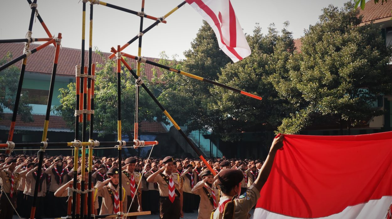 Upacara Peringatan Hari Pramuka 2024 di MAN Sidoarjo