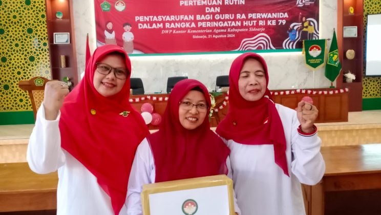 Peran Aktif DWP MTs Negeri 4 Sidoarjo Hadiri Pertemuan Rutin DWP Kementerian Agama Kabupaten Sidoarjo