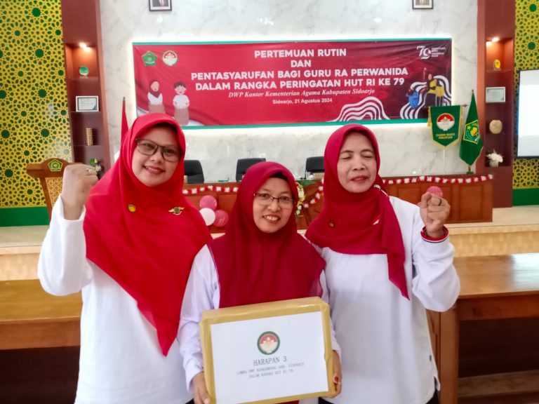 Peran Aktif DWP MTs Negeri 4 Sidoarjo Hadiri Pertemuan Rutin DWP Kementerian Agama Kabupaten Sidoarjo