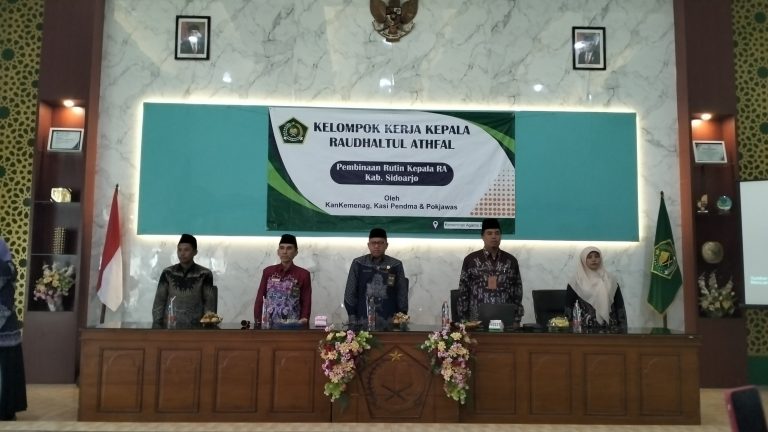 Pembinaan Kelompok Kerja Kepala RA Kabupaten Sidoarjo
