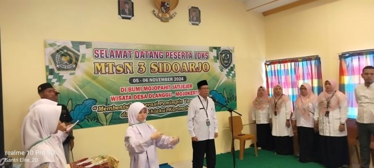 50 Siswa MTsN 3 Sidoarjo Siap Dilatih Kepemimpinan di LDKS OSIM 2024-2025