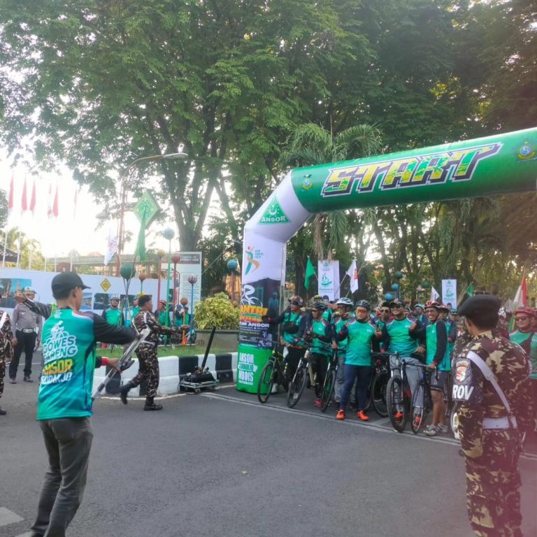 Puncak Peringatan Hari Santri 2024, Kemenag Sidoarjo Ikut Gowes dan Nikah Massal Bersama GP Ansor