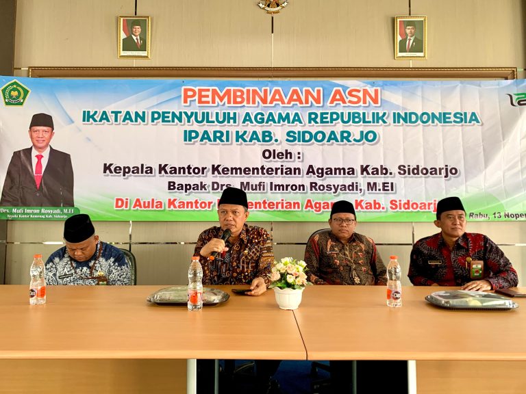 Pembinaan ASN IPARI Sidoarjo: Sinergi dan Kolaborasi Penyuluh Agama untuk Mewujudkan Inovasi dan Moderasi Beragama