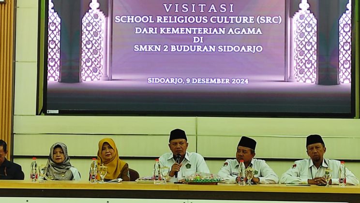Visitasi School Religious Culture SMKN 2 Buduran: Kemenag Sidoarjo Apresiasi Penerapan Pendidikan Karakter Berbasis Keagamaan
