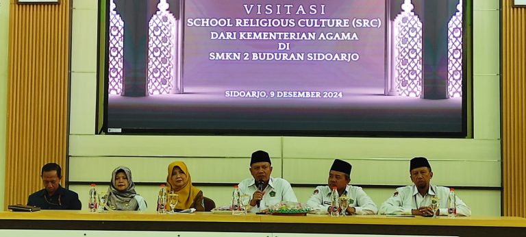 Visitasi School Religious Culture SMKN 2 Buduran: Kemenag Sidoarjo Apresiasi Penerapan Pendidikan Karakter Berbasis Keagamaan