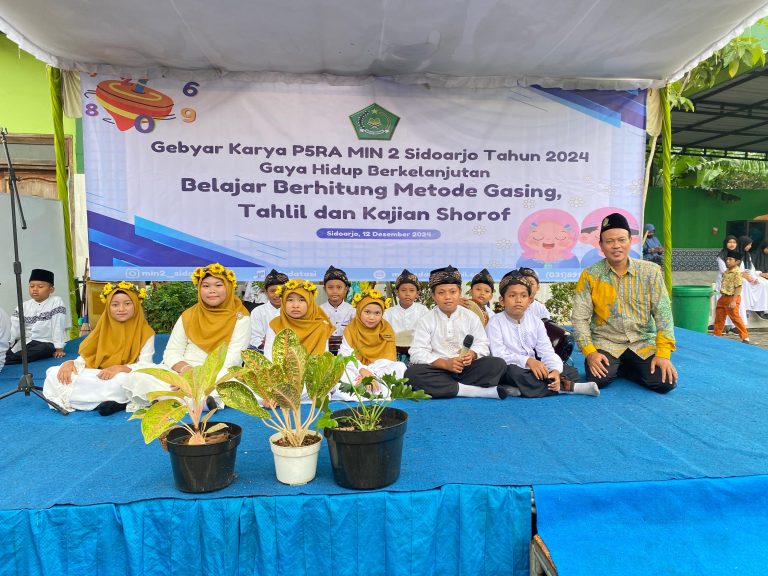 Gebyar Karya P5RA MIN 2 Sidoarjo: Gaya Hidup Berkelnjutan Melalui Pembelajaran yang Menyenangkan