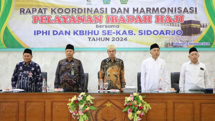 Rapat Koordinasi dan Harmonisasi Pelayanan Ibadah Haji Kabupaten Sidoarjo: Bertempat Di KanKemenag Kab Sidoarjo