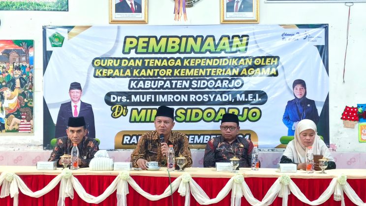 Bersama Majukan Pendidikan: Kepala Kemenag Beri Suntikan Motivasi di MIN 1 Sidoarjo