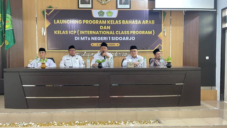 MTsN 1 Sidoarjo Resmi Luncurkan Program Kelas Bahasa Arab dan ICP (International Class Program)