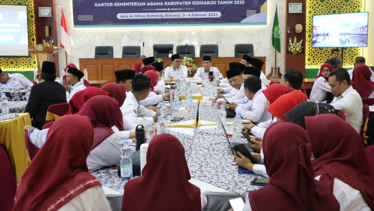 Hari Ke 2 Pelaksanaan Evaluasi Kinerja, Rencana Aksi Dan Sinergi Program Kemenag Kab Sidoarjo.