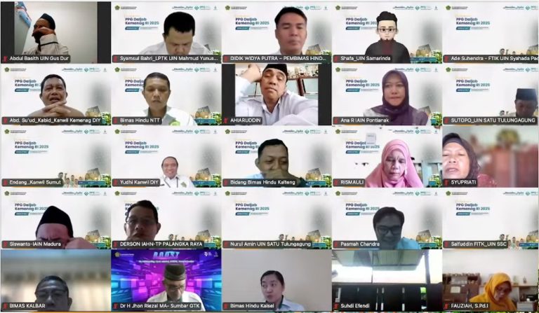 Siaran Pers Kementerian Agama : Dibuka Hari ini, 70.113 Guru Binaan Kemenag Ikuti PPG Daljab Angkatan I
