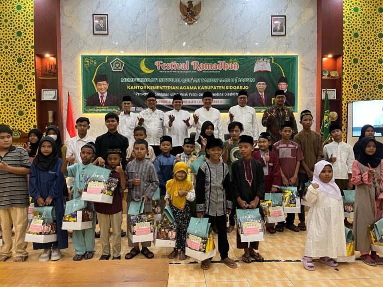 Festival Ramadan 1446 H di Sidoarjo: Santunan untuk Anak Yatim dan Penyandang Disabilitas