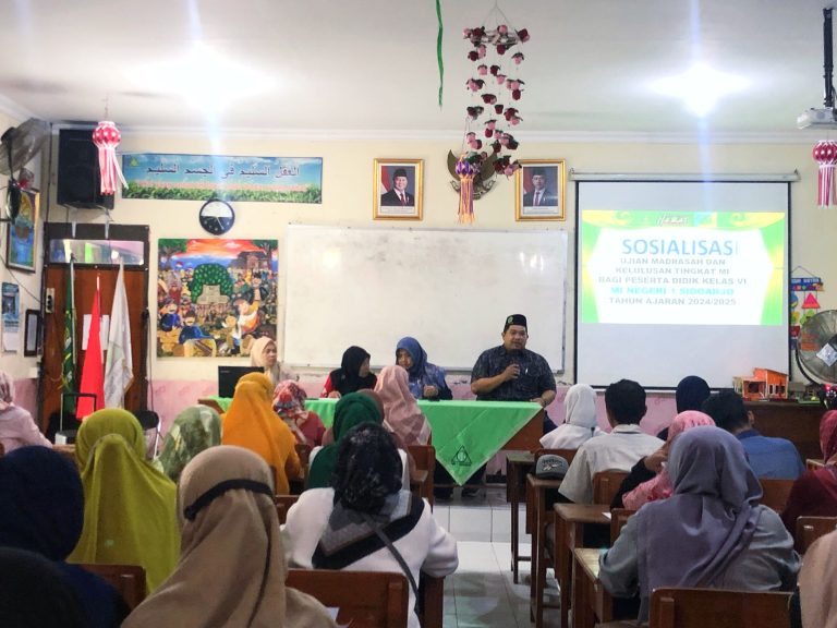 MIN 1 Sidoarjo Fasilitasi Peserta Didik Raih Sekolah Lanjutan Terbaik Melalui Sosialisasi Ujian Madrasah dan Kelulusan