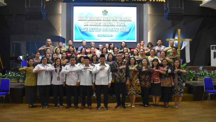 Dialog Kerukunan Intern Umat Beragama dan Moderasi Beragama Kristen Kabupaten Sidoarjo