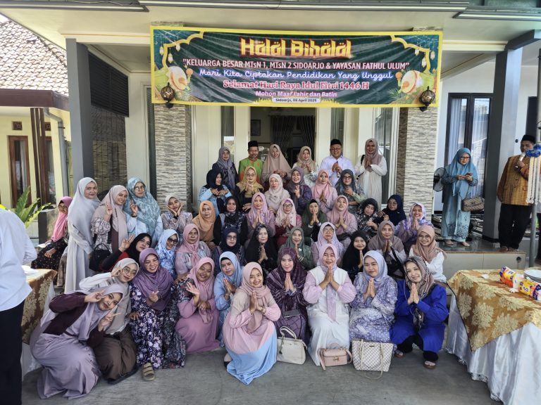 Halal Bihalal Keluarga Besar MTsN 1, MTsN 2, dan Yayasan Fathul Ulum : Bersama Menciptakan Pendidikan Unggul