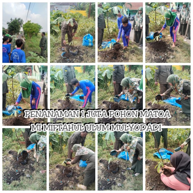 Kontribusi Madrasah Kecamatan Tulangan dan Wonoayu di Hari Bumi Sedunia