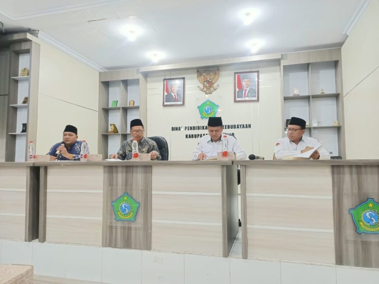 Sinergi Kemenag, Dinas Pendidikan dan PG TPQ Sidoarjo Matangkan Juknis Pencairan Bantuan Uang kepada Guru TPQ Tahun 2025