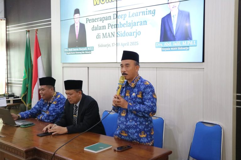 Workshop Guru MAN Sidoarjo, Transformasi Pembelajaran Madrasah Melalui Deep Learning dan AI