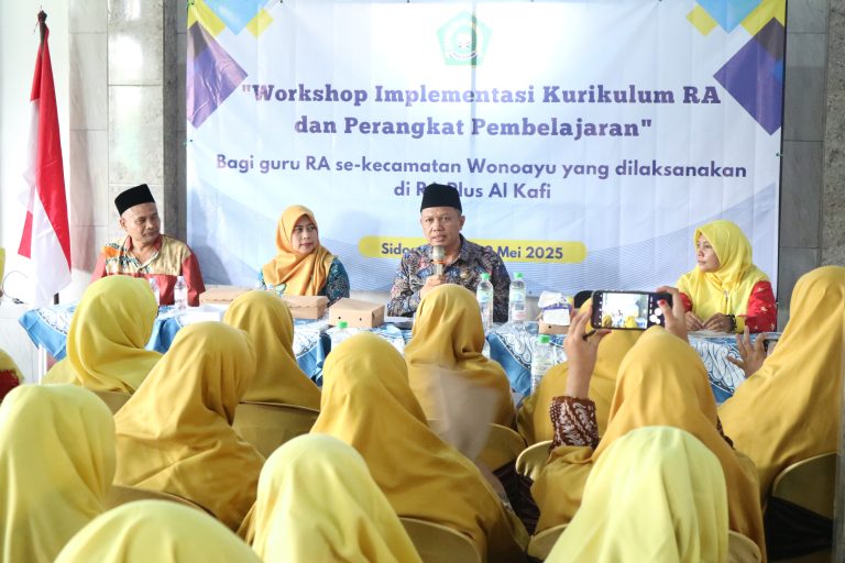 Workshop Kurikulum Cinta: Upaya Penanaman Nilai Moderasi di RA Kecamatan Wonoayu