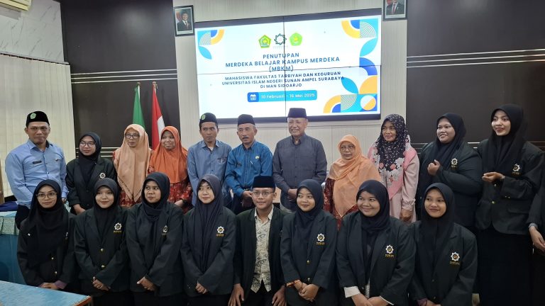 Penutupan Kegiatan Asistensi Mengajar Merdeka Belajar Kampus Merdeka di MAN Sidoarjo