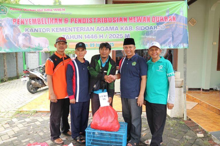Kemenag Sidoarjo Salurkan Hewan Qurban kepada Warga Lapas, Ormas dan Masyarakat di Wilayah Terpencil
