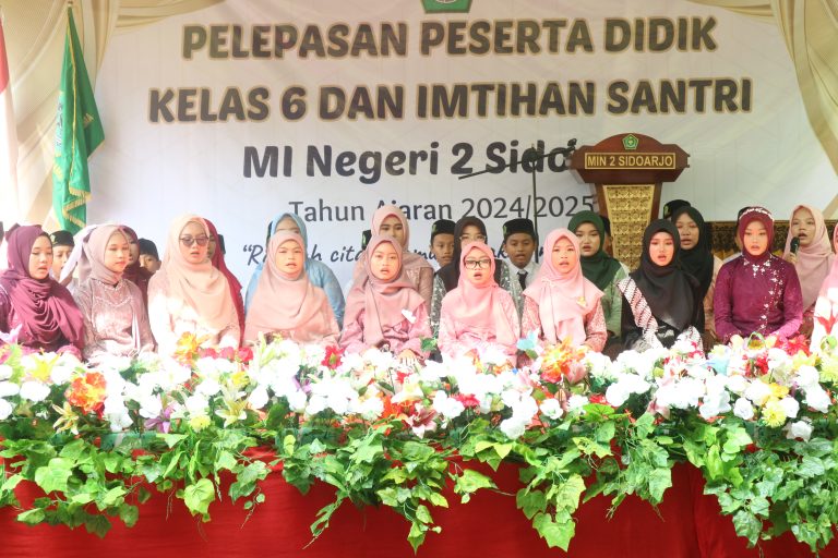 Pelepasan Siswa Kelas VI MIN 2 Sidoarjo: Dorongan untuk Raih Pendidikan Setinggi Mungkin