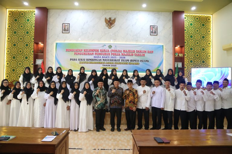 Kemenag Sidoarjo Kukuhkan Pengurus Pokja Majelis Taklim, Dorong Peran Strategis dalam Moderasi Beragama