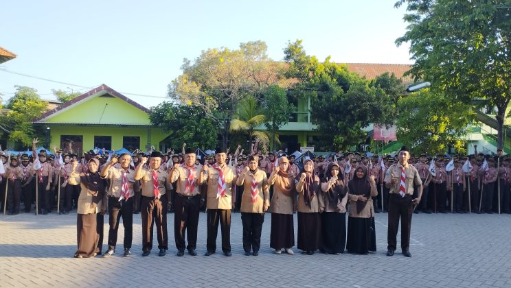 MTs Negeri 4 Sidoarjo Gelar Pembukaan Lomba Tingkat 1 Pramuka