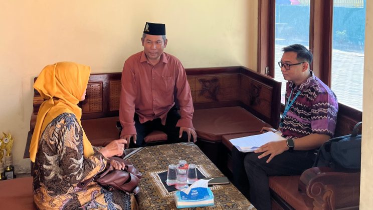 Pendampingan Pengawas Madrasah dalam Kegiatan Spot Check PPI ( Pendidikan Perubahan Iklim ) di MI Darul Hidayah Tulangan