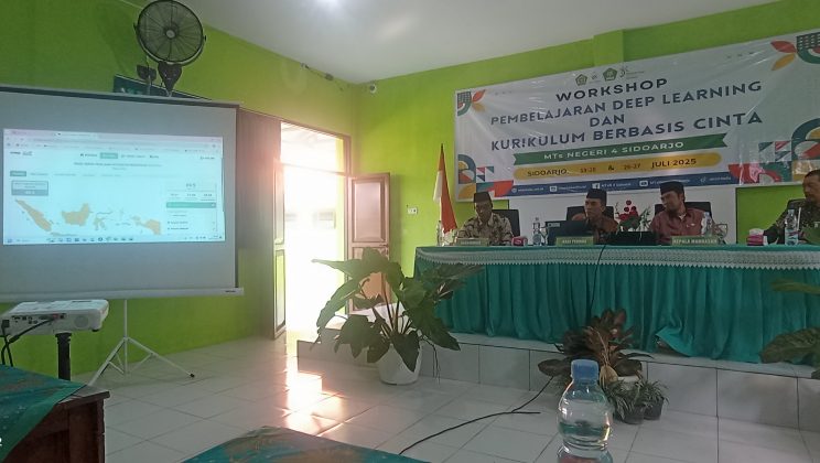 MTsN 4 Sidoarjo Gelar Workshop Deep Learning dan Kurikulum Berbasis Cinta