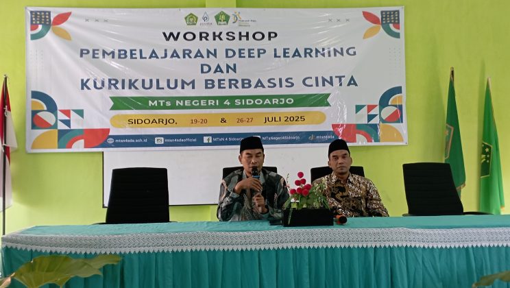 MTs Negeri 4 Sidoarjo Tutup Workshop Deep Learning dan Kurikulum Berbasis Cinta dengan Praktik Inspiratif dan Pesan Bermakna