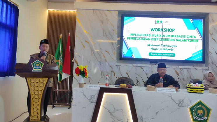 MTsN 3 Sidoarjo Gelar Pelatihan Guru: Sosialisasi Kurikulum Cinta dan Deep Learning dalam Kurikulum Merdeka