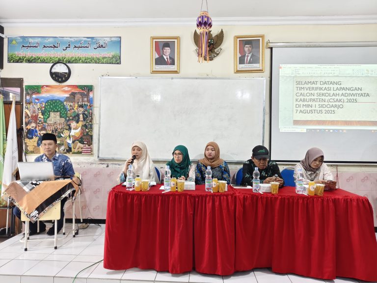 MIN 1 Sidoarjo Siap Jadi Sekolah Adiwiyata: Sambut Tim Verifikasi DLHK dan Dinas Pendidikan 2025 dengan Penuh Optimisme