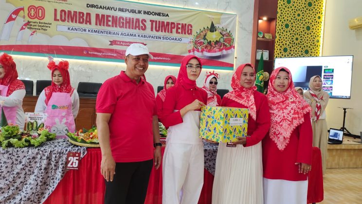 Usung Kuliner Nusantara Dari Pesisir Sedati, MIN 2 Sidoarjo Raih Juara 3 Lomba Kreasi Tumpeng Kemenag