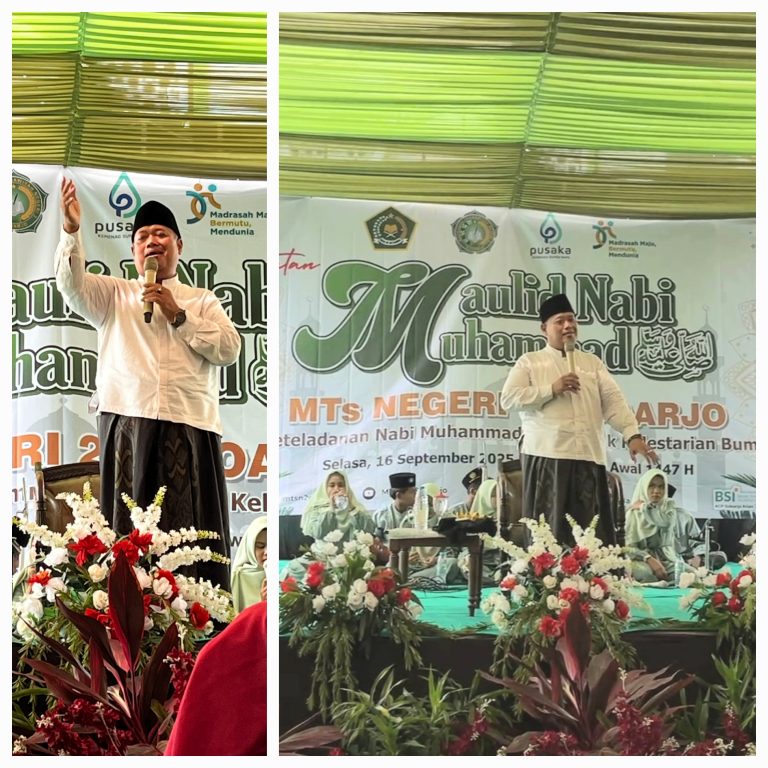 MTs Negeri 2 Sidoarjo Peringati Maulid Nabi 1447 H, Penuh Hikmah dan Keteladanan