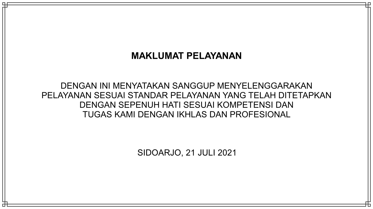 MAKLUMAT PELAYANAN 2