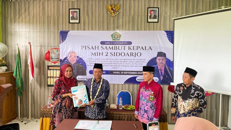 Estafet Kepemimpinan: Sertijab Kepala MIN 2 Sidoarjo, Harapan Baru di Bawah Nahkoda Mashurin