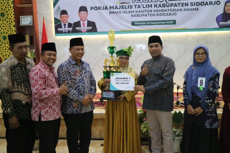 Gelar Festival Rebana, Kemenag dan Pokja Majelis Taklim Sidoarjo Perkuat Sinergi Dakwah Seni