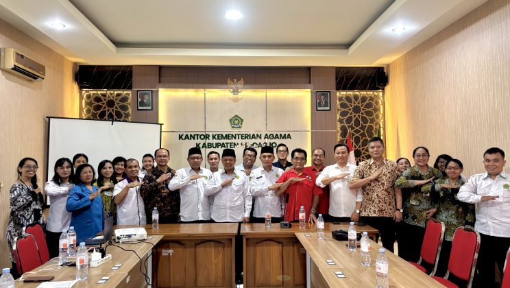 Kepala Kemenag Sidoarjo Tekankan Pentingnya Moderasi Beragama saat Sapa Pemimpin Gereja dan Guru Kristen